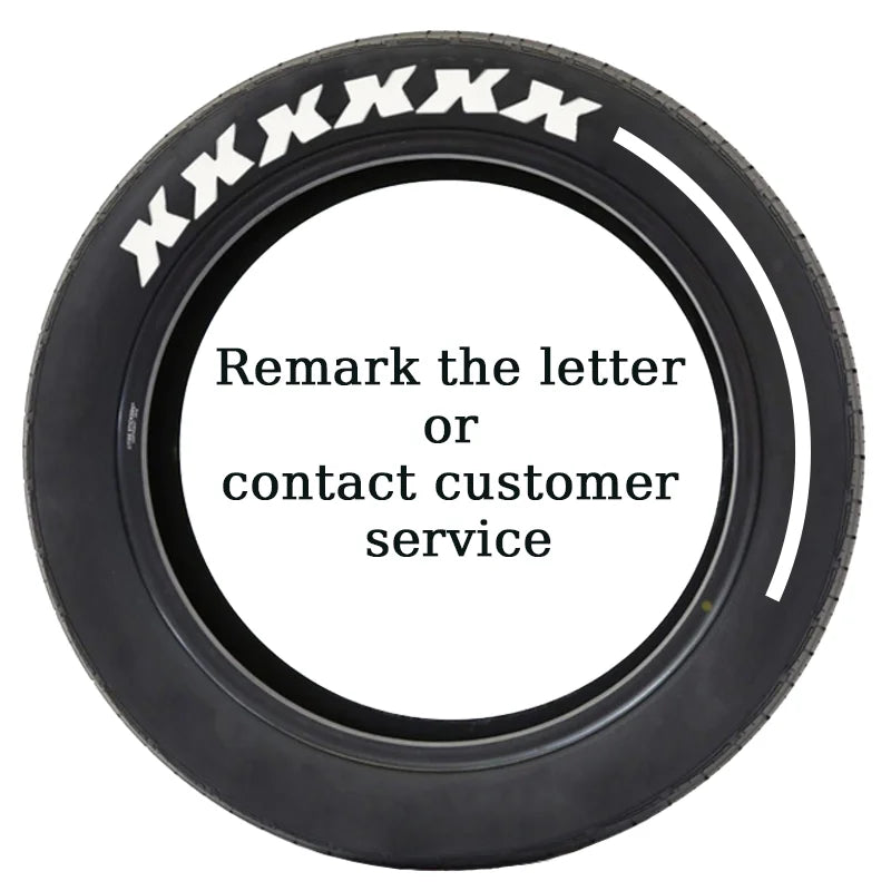 Custom 3D Tire Lettering Stickers for Your Car ATHLEXES