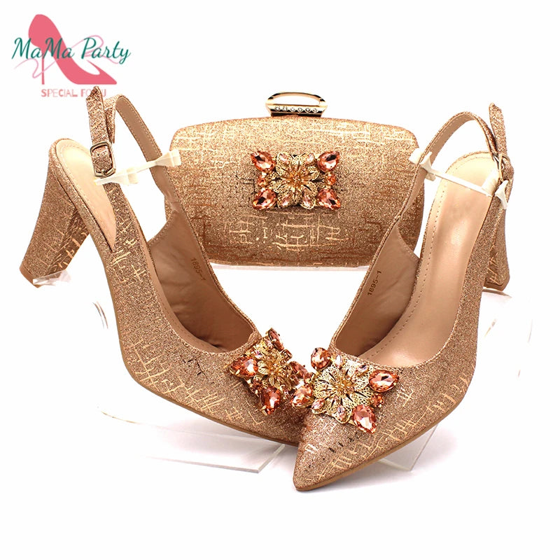 Royal Blue Elegance: Nigerian Pumps & Bag Set ATHLEXES