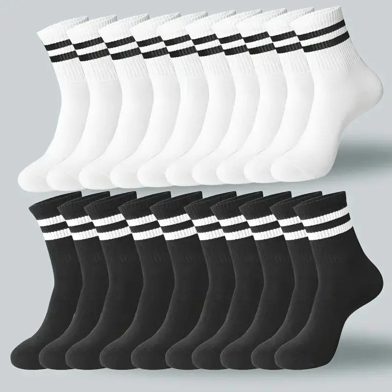 Men's Breathable Business Socks - 6 Pairs Set ATHLEXES