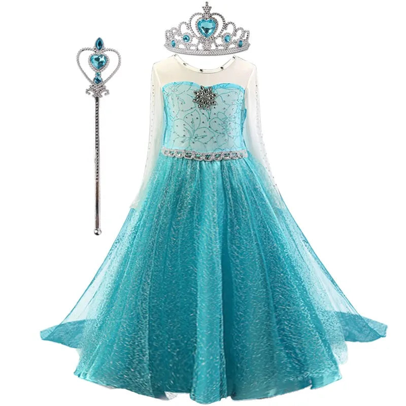 Elsa Enchantment Dress for Girls 3-10 Yrs ATHLEXES