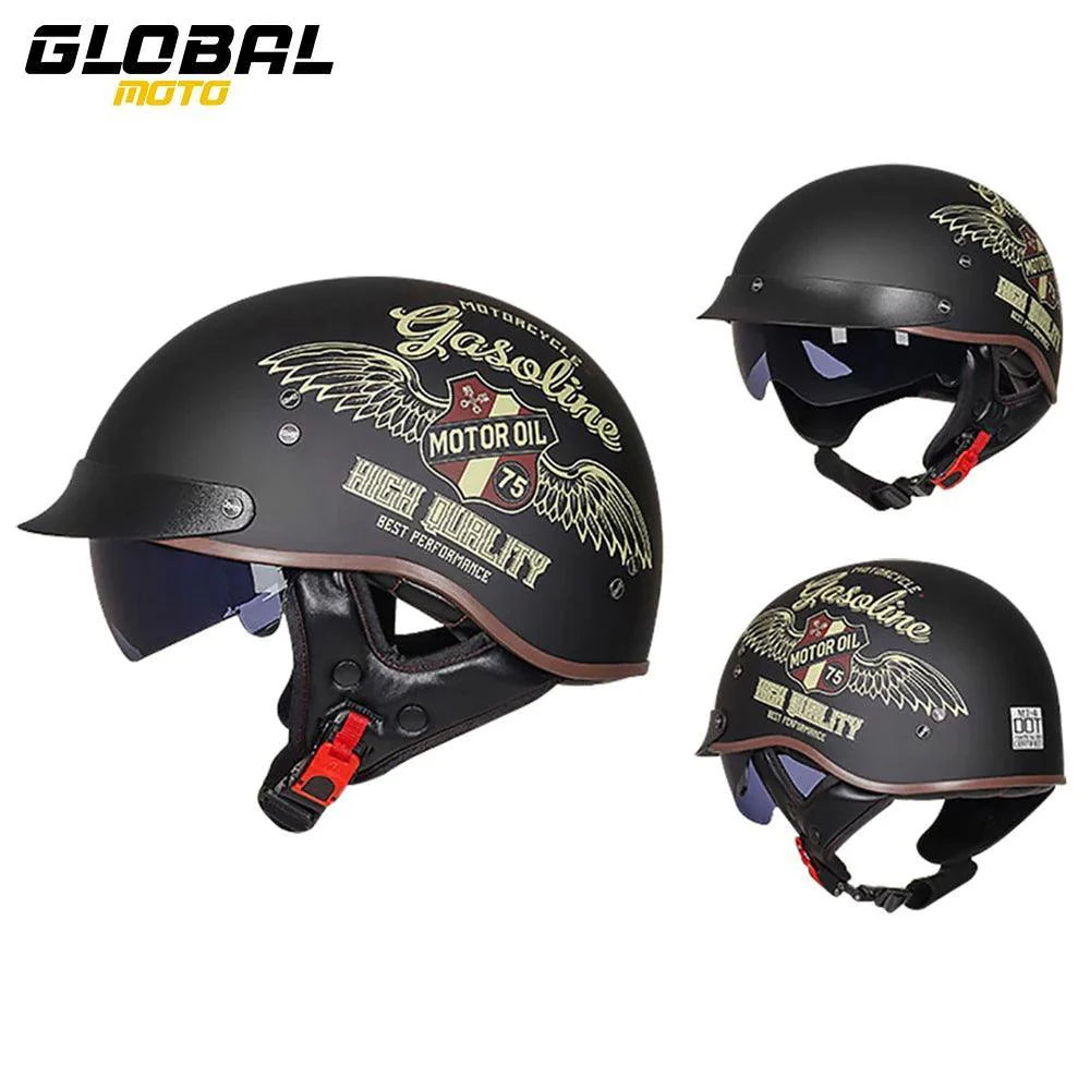 RetroGuard Half Motorcycle Helmet ATHLEXES