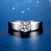 Elite Emerald-Cut Moissanite Men's Ring ATHLEXES