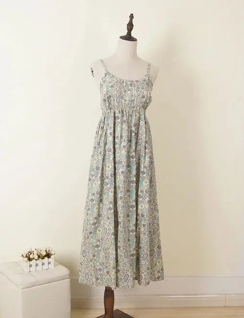 Floral Summer Maxi Halter Dress ATHLEXES