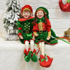 Elf Couple Plush Dolls: Festive Tree Ornaments ATHLEXES
