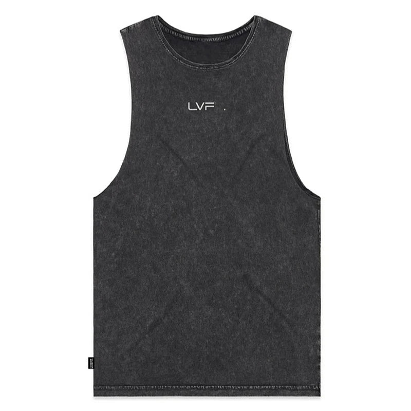Men's Summer Cotton Gym Tank Top for Fitness ATHLEXES