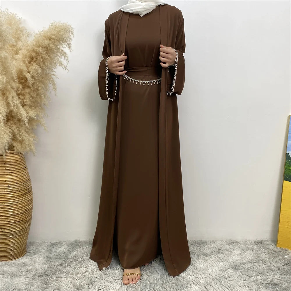 New Fashion Muslim Women Two-Piece Dress Set ATHLEXES