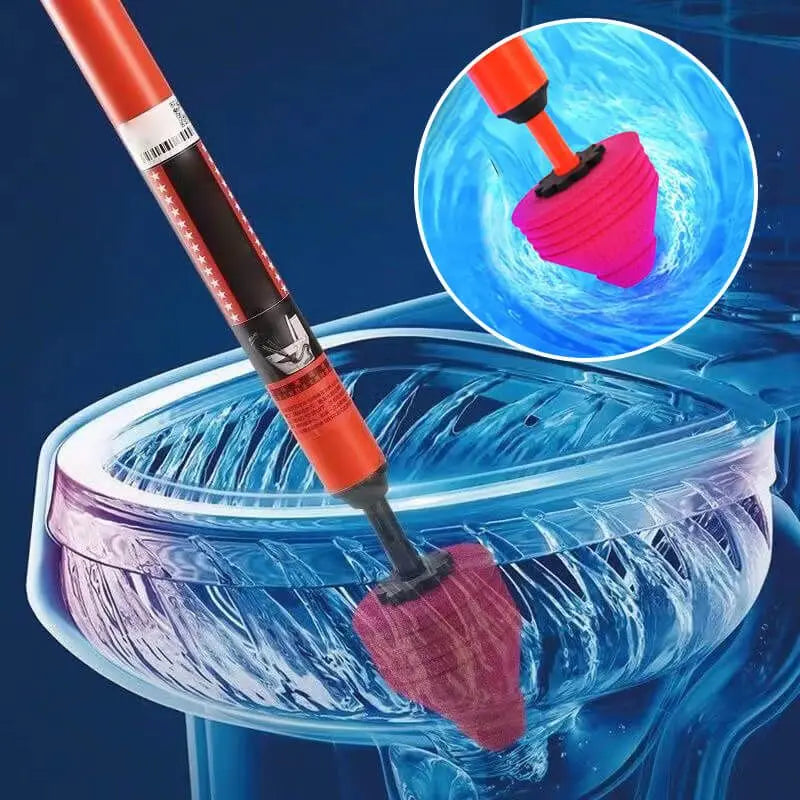 High Pressure Toilet Unblocker - One Shot Plunger Power ATHLEXES