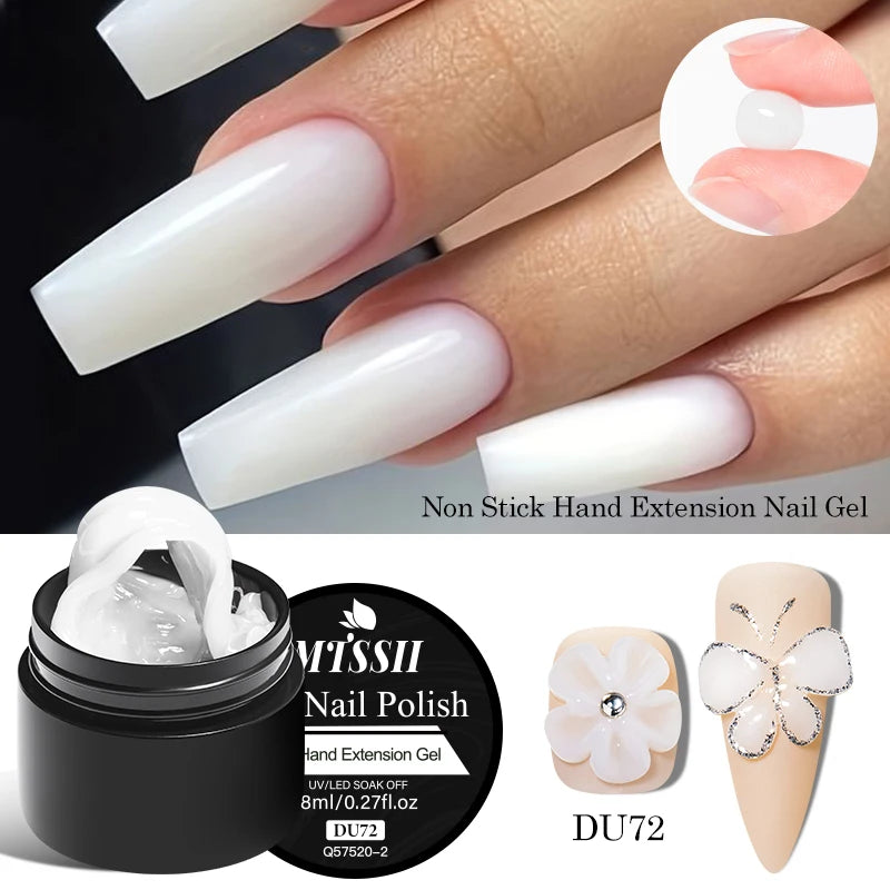 Mtssii 8ml Clear Nail Gel Art Extension & Carving Varnish ATHLEXES