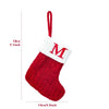 Festive Knitted Christmas Letter Stockings 2024 ATHLEXES