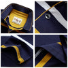 Elite Stripe Embroidered Long Sleeve Polo Shirt ATHLEXES