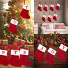 Festive Knitted Christmas Letter Stockings 2024 ATHLEXES