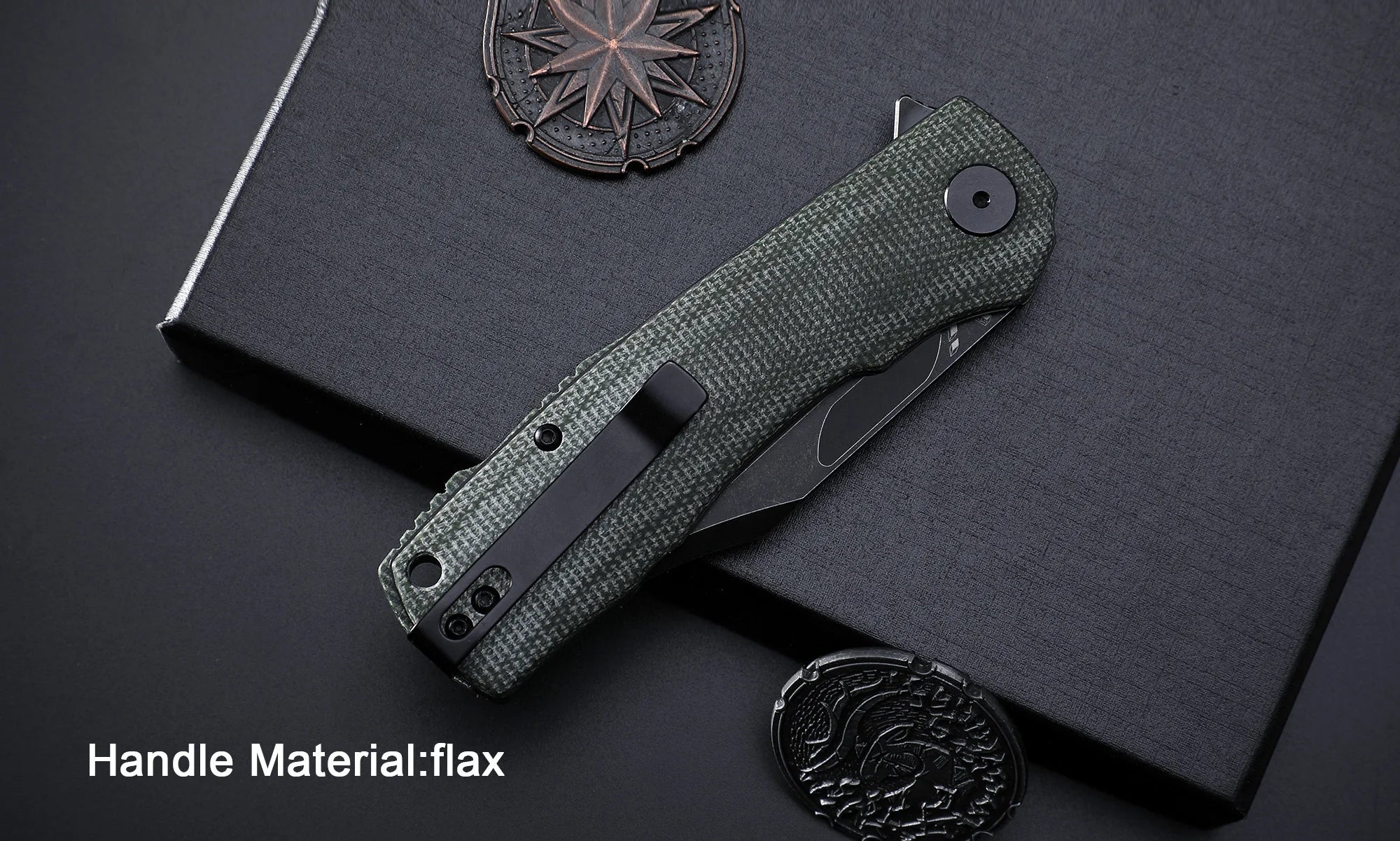 Petrified Fish PFP03 Premium Folding Knife  K110 Steel ATHLEXES