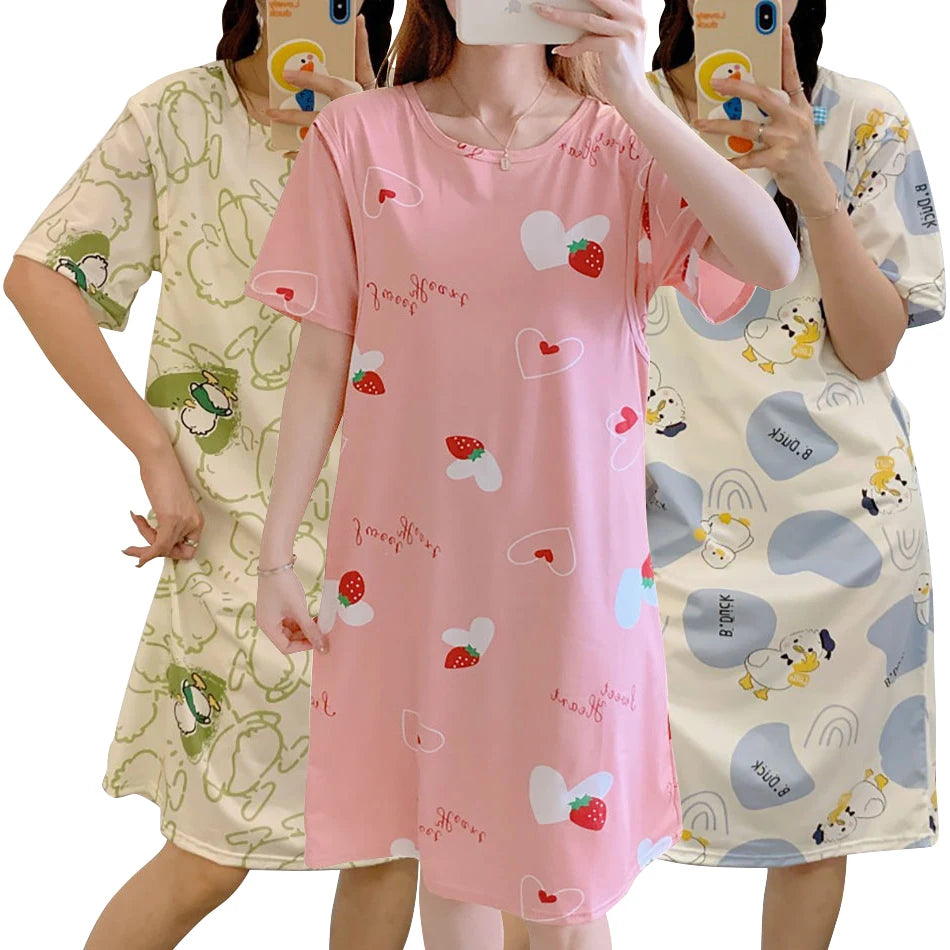 Chic Maternity Nightgown for Easy Breastfeeding ATHLEXES