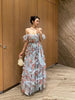 Chic Floral Patchwork Mesh Dress for Women ATHLEXES