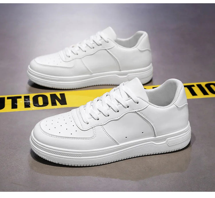Cozok Breathable White Casual Sneakers for Men ATHLEXES