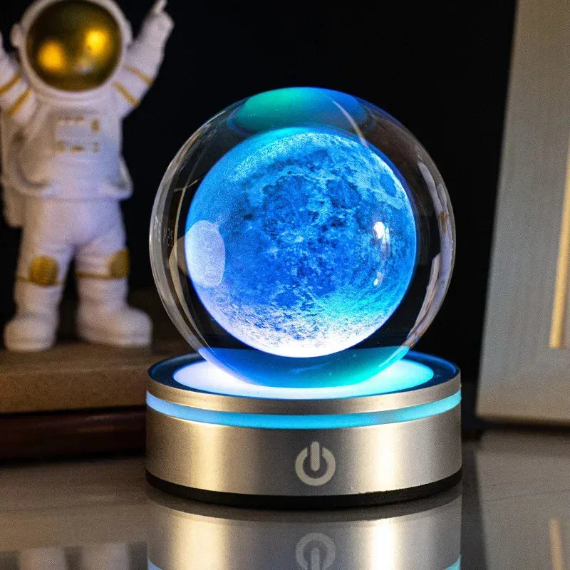 Galactic Wonders 3D Crystal Planet Sphere Decor ATHLEXES