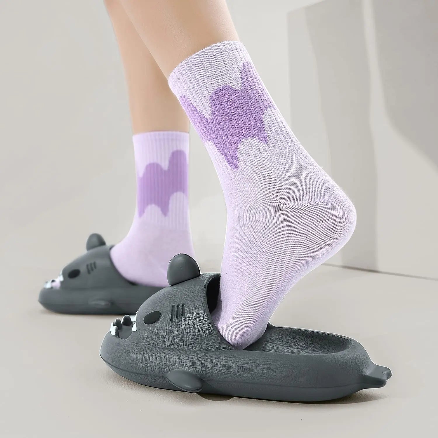 Kidmi Shark Slide Sandals for Beach and Pool ATHLEXES