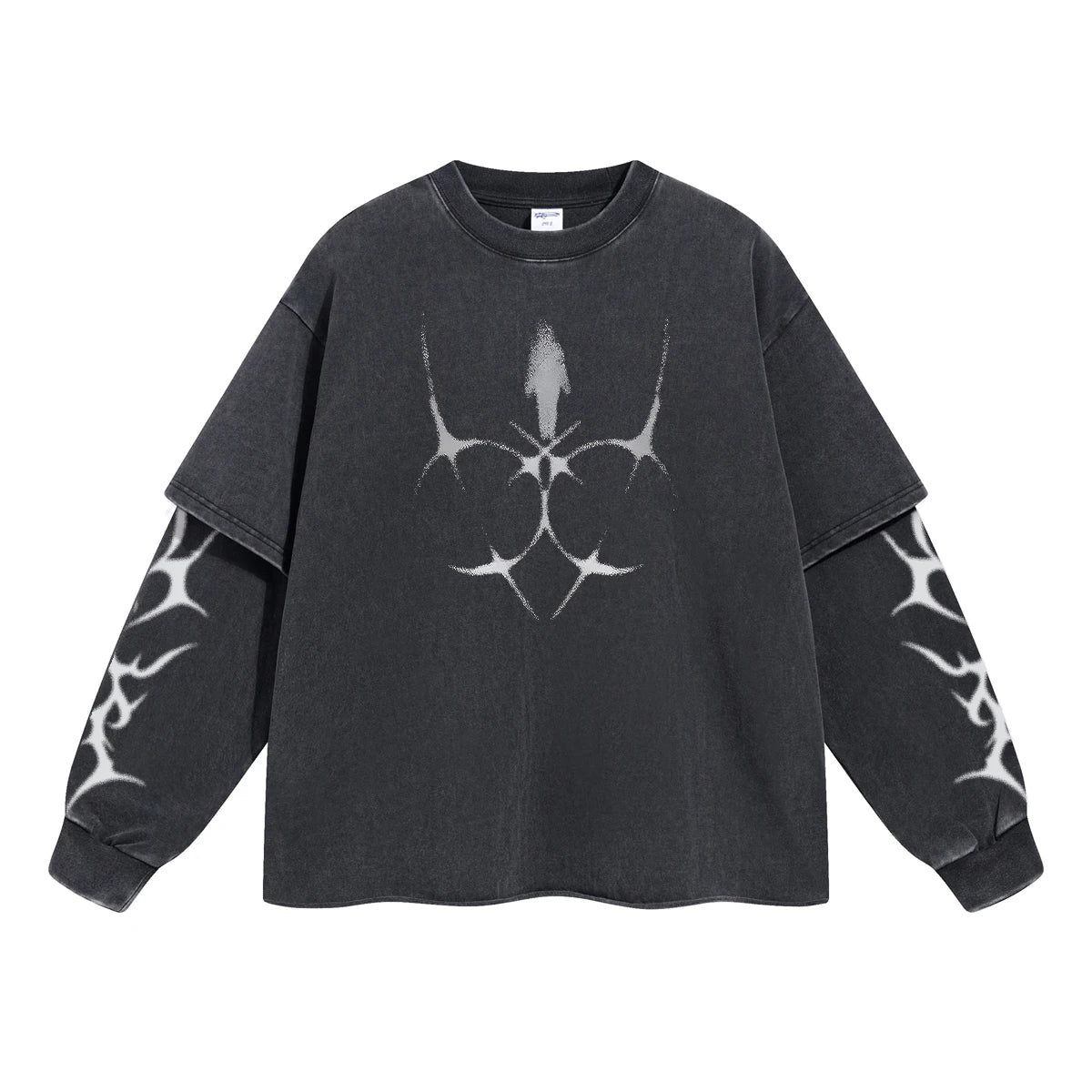 Stylish Printed Long Sleeved T-Shirt with Round Neck ATHLEXES