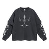 Stylish Printed Long Sleeved T-Shirt with Round Neck ATHLEXES