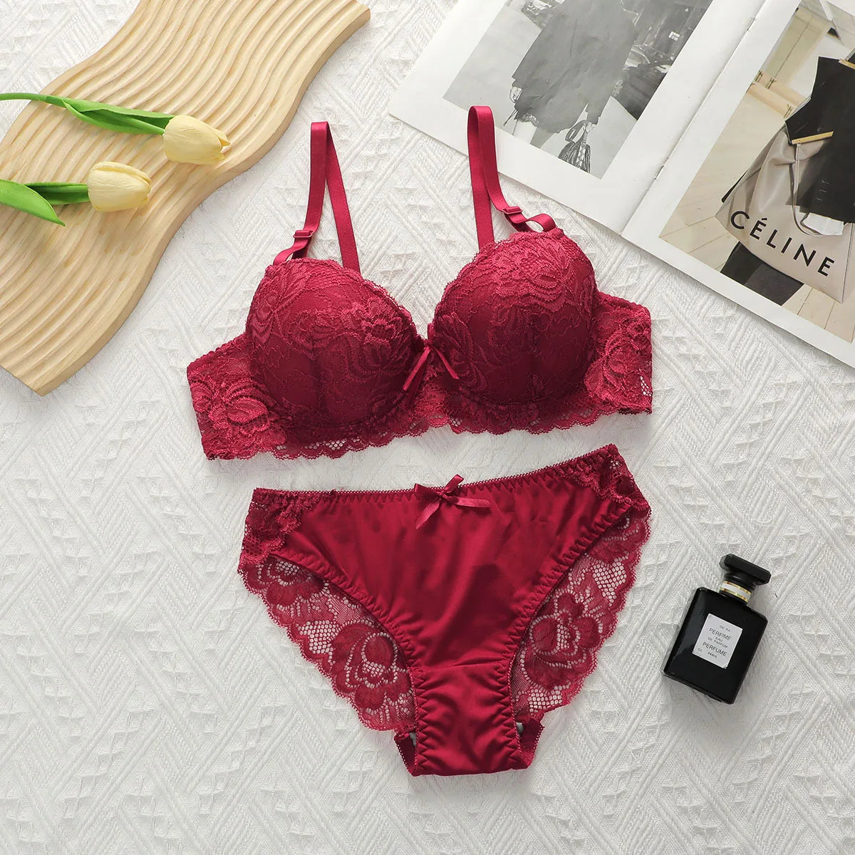2-Piece Sexy Multi-Color Lingerie Set For Women A2155 ATHLEXES