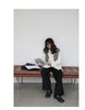 Korean Minimalist Oversized Button-Up Shirt for Women ATHLEXES