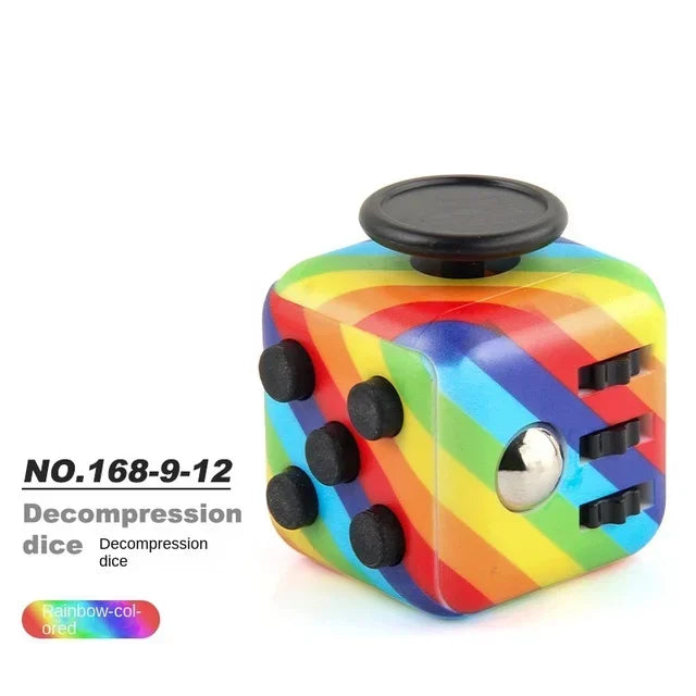 Colorful Fidget Dice for Stress Relief and Focus ATHLEXES