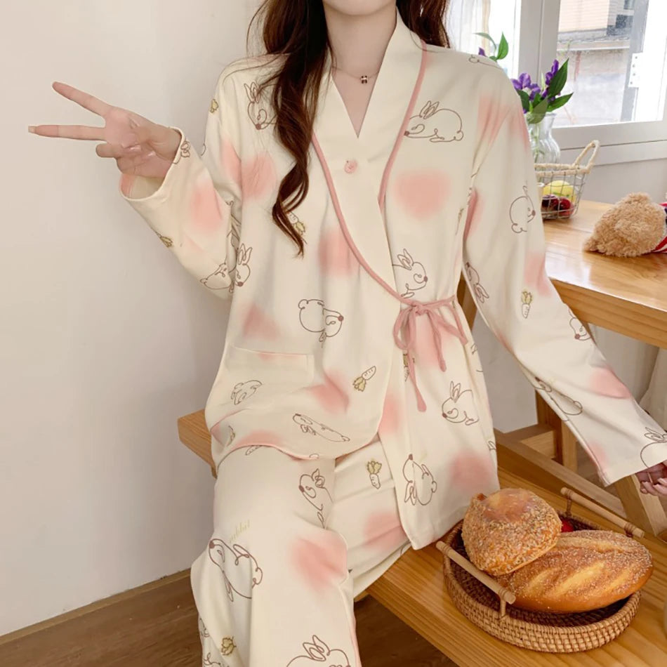 Elegant Maternity Nursing Pajama Set ATHLEXES