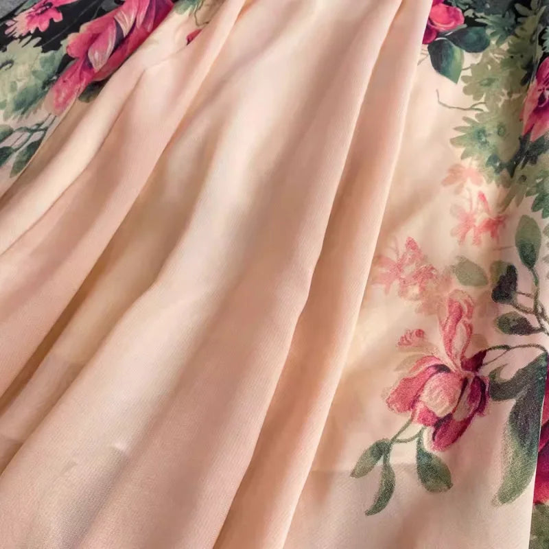 Oceanlove Floral A-Line Summer Dress ATHLEXES