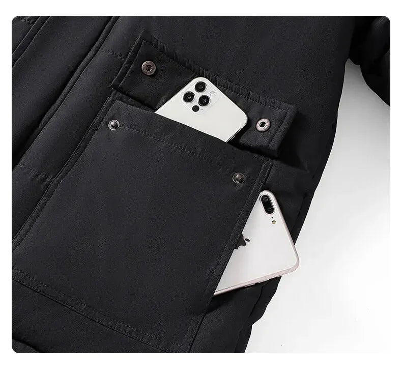FleeceGuard Plus Size Winter Parka for Men ATHLEXES