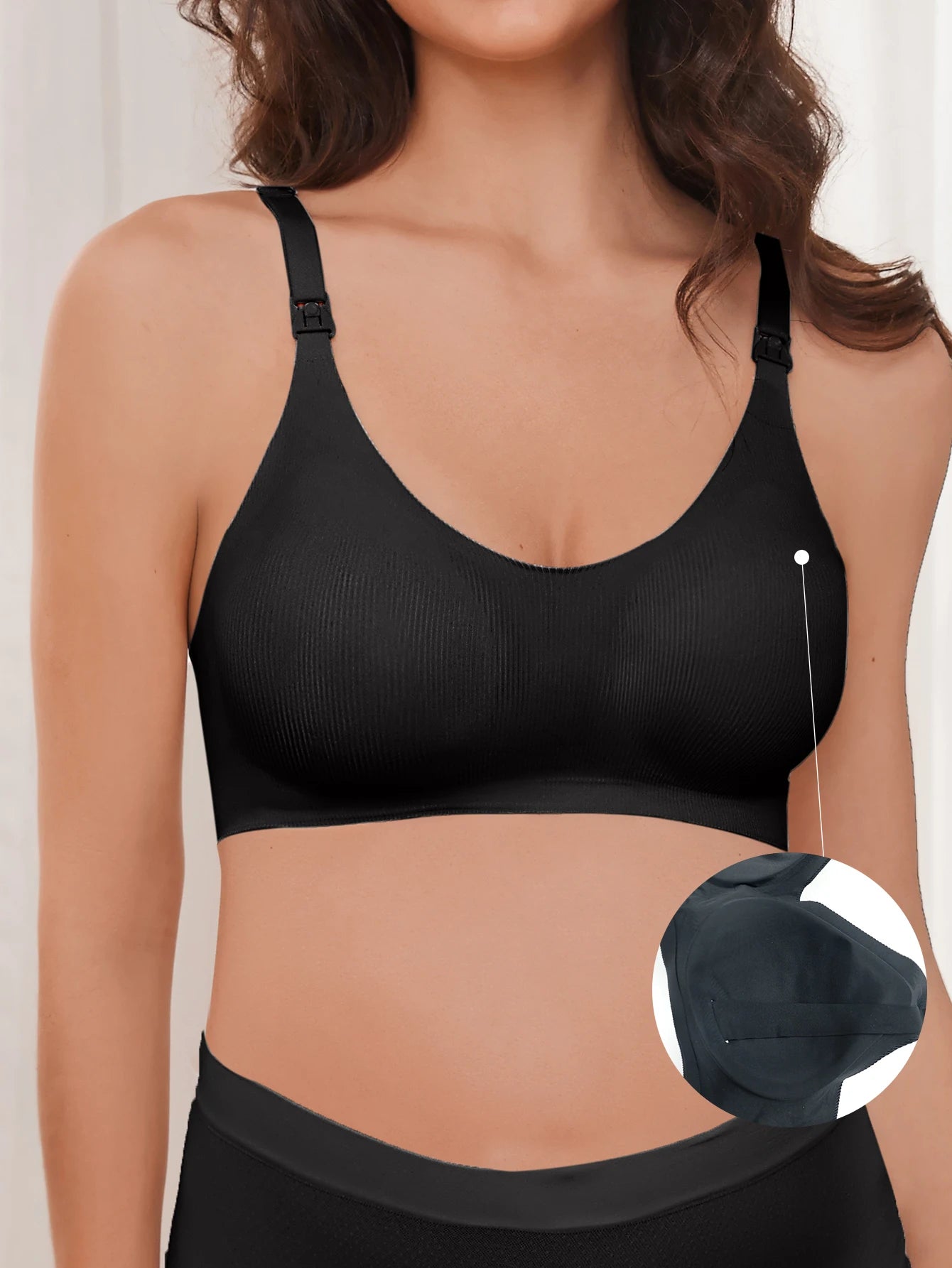 Seamless Comfort Nursing Bra with Beautiful Back Design ATHLEXES
