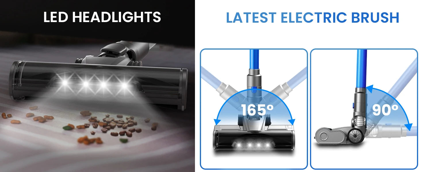 INSE S9X Cordless Vacuum Cleaner with LED Display ATHLEXES