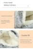 PurrNest Plush Cat Bed: Cozy 2-in-1 Winter Retreat ATHLEXES