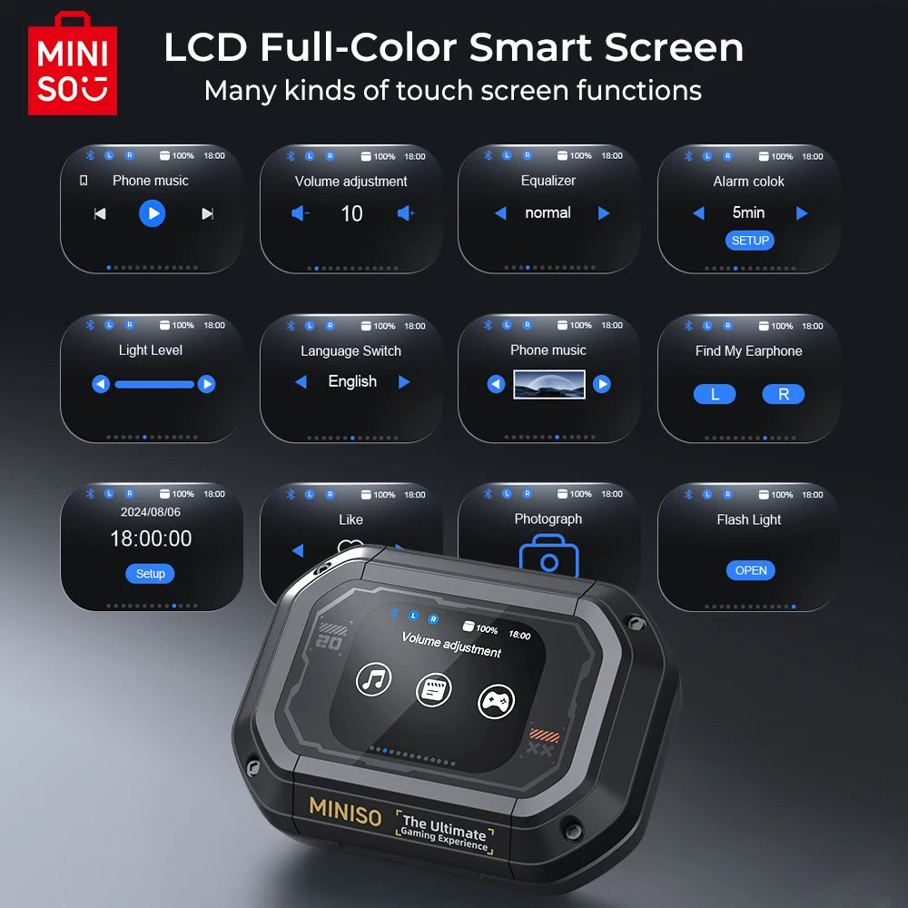 AI Translator MINISO M98 Sport Bluetooth Earbuds ATHLEXES