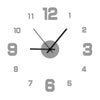 Artistry Time: 3D Wall Decal Decorative Clock ATHLEXES