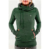 Autumn Chic Embroidered Pocket Hoodie ATHLEXES
