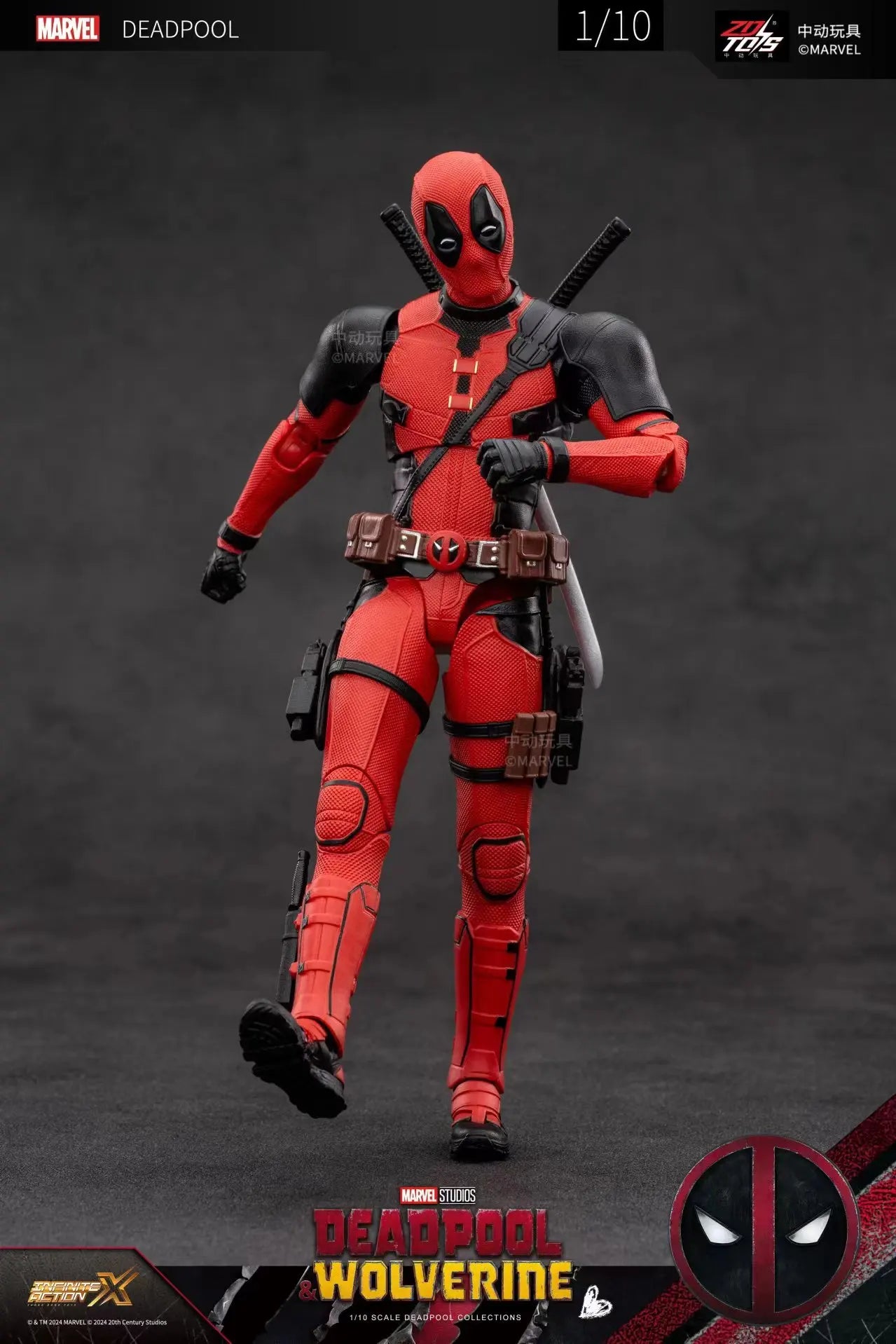 ZD Toys Deadpool & Wolverine Action Figures ATHLEXES