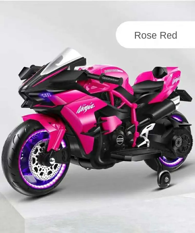 Kids 1.1M Electric Two-Wheel Rechargeable Motorcycle ATHLEXES