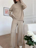 Autumn Winter Luxe Knitted Tracksuit Set for Women ATHLEXES