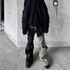 Gradient Ribbons Unisex Baggy Y2K Flare Denim Pants ATHLEXES
