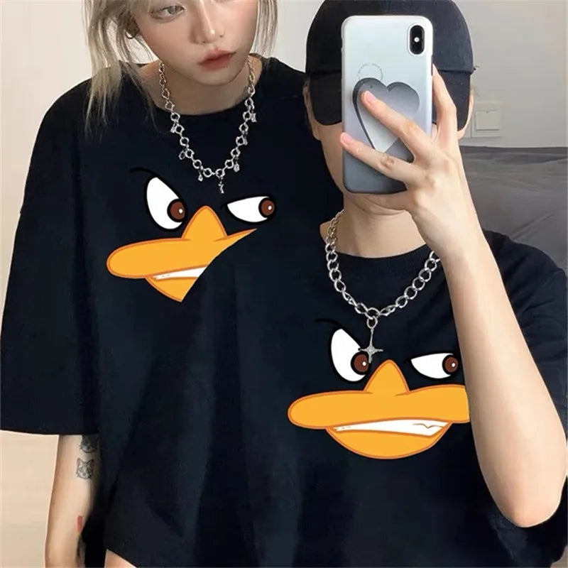 ZAZOMDE Retro Cartoon Tiger Oversized Tee ATHLEXES