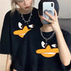 ZAZOMDE Retro Cartoon Tiger Oversized Tee ATHLEXES