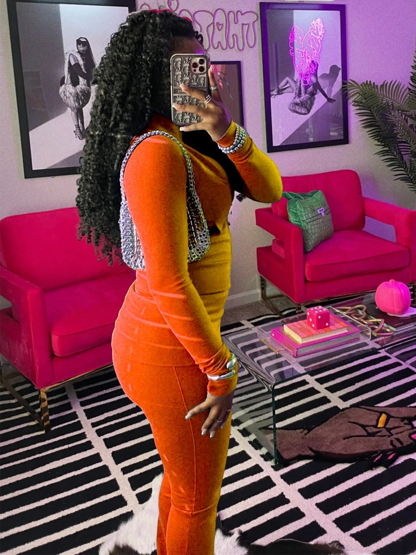 FAGADOER Casual Zip Pocket Crop Top & High Waist Leggings Set ATHLEXES