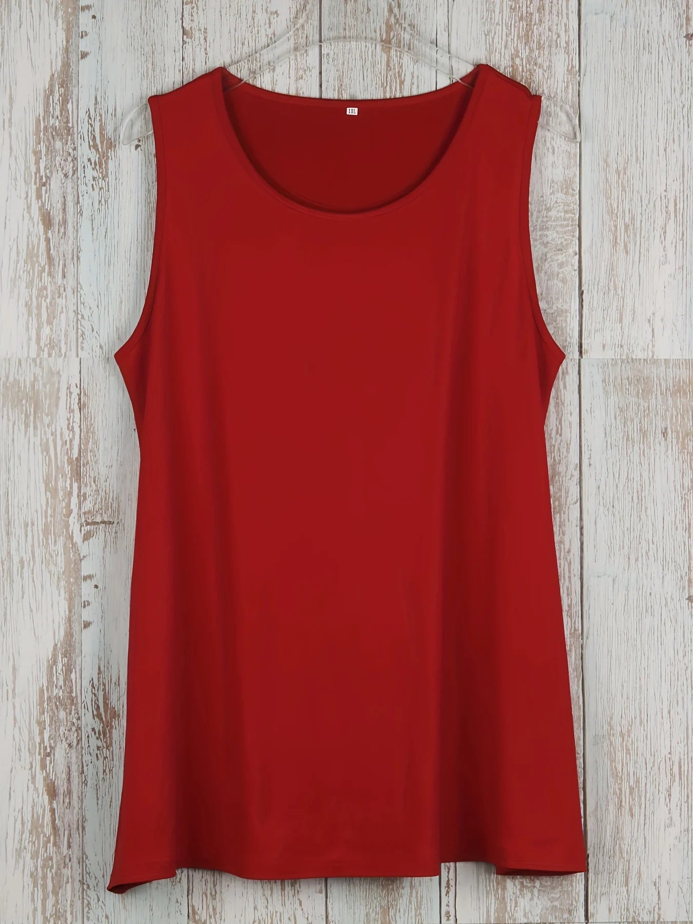 Plus Size Casual Crew Neck Sleeveless Tank Top ATHLEXES