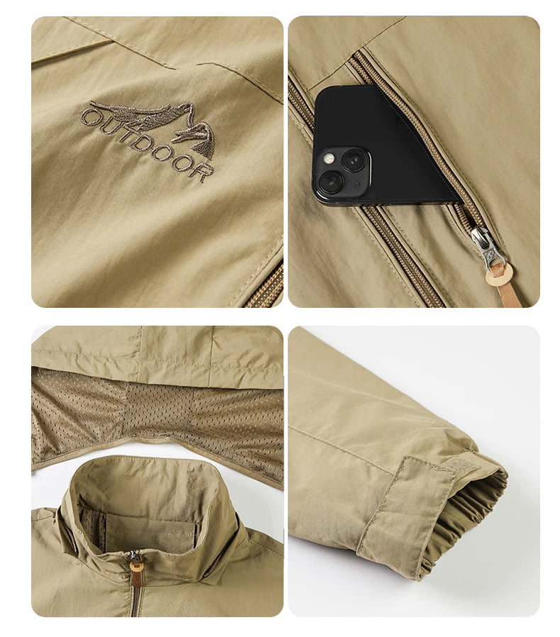 Outdoor Shield Waterproof Hiking Jacket ATHLEXES