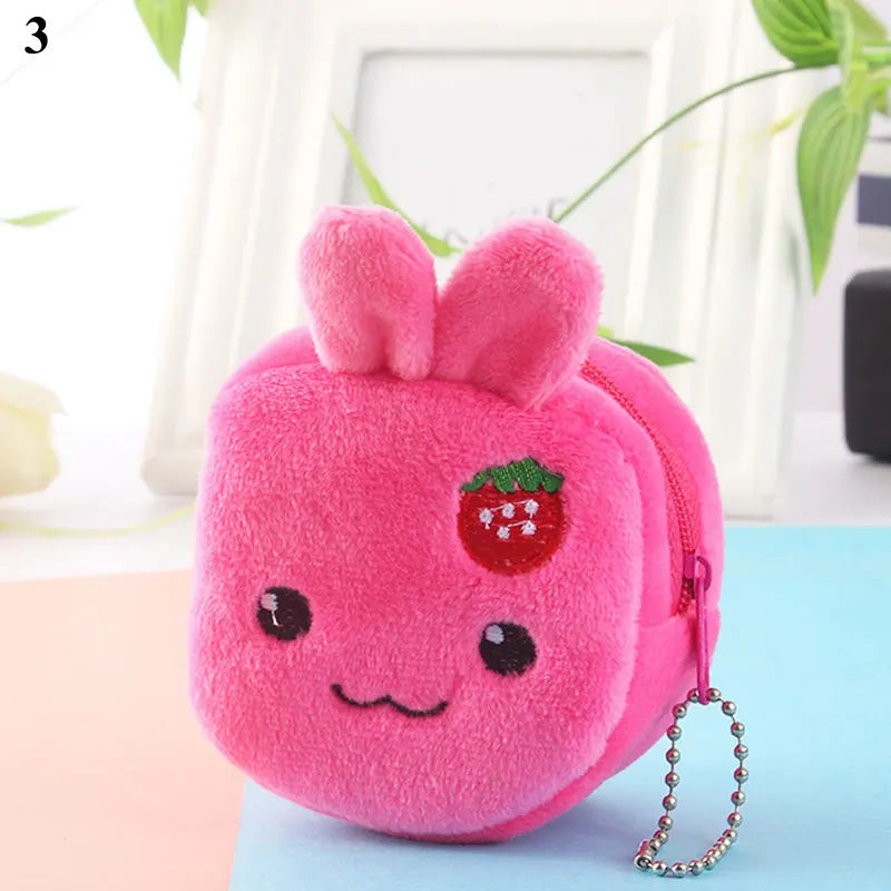 Cute Plush Snapper Fish Coin Purse Wristlet Wallet ATHLEXES