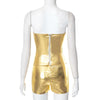 Goddess Glam Metallic Corset Top ATHLEXES
