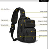 Outdoor Shoulder Bag Rover Sling Pack Small Nylon Backpack ATHLEXES