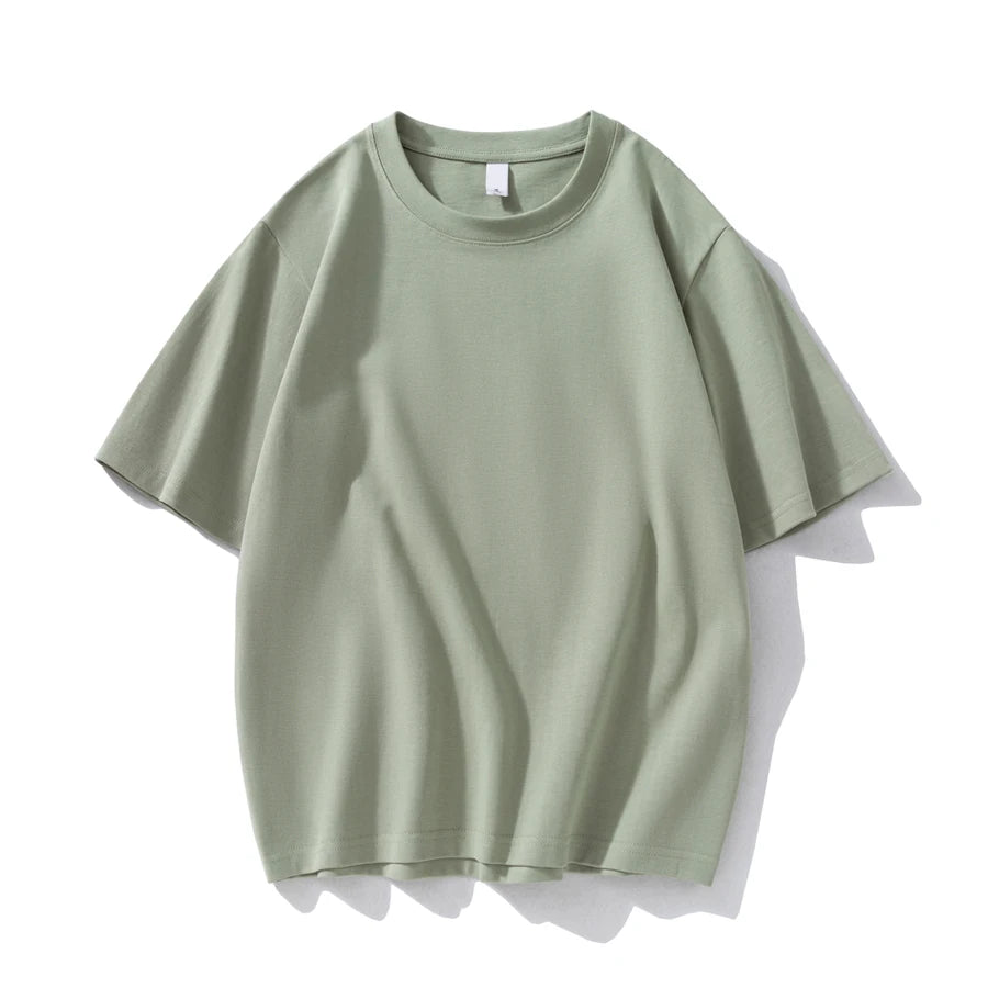 WAVLATII Premium 100% Cotton Casual Oversize Tees for All ATHLEXES
