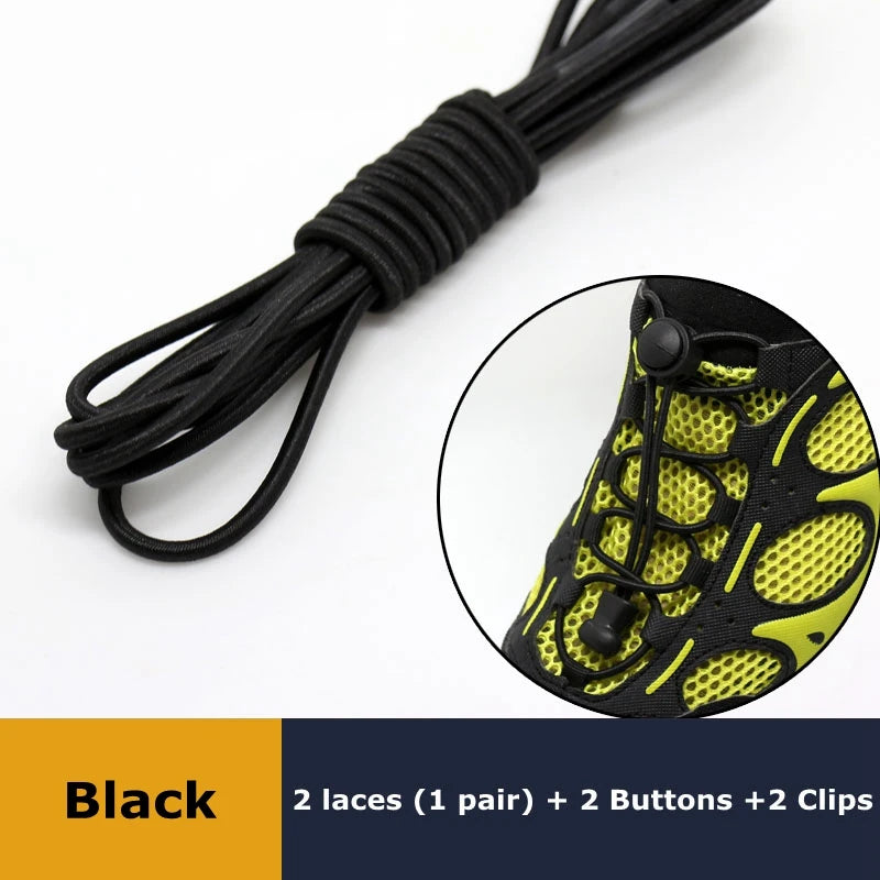 LazyLace No Tie Elastic Shoelaces - 1 Pair Stretch Fit ATHLEXES