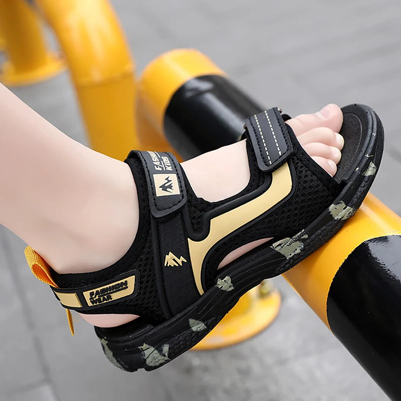 Trendy Kids Camouflage Beach Strap Sandals ATHLEXES